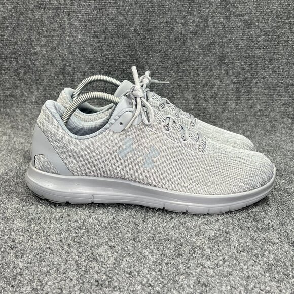 Under Armour Remix Running Shoes Men's Size 10.5 Triple Grey Athletic Training - Picture 1 of 13